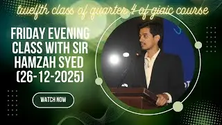 This Friday at Governor House with Sir Hamzah Syed