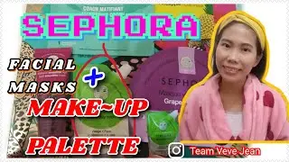 4 TYPES OF SEPHORA FACIAL MASKS||#MAKE-UP PALETTE