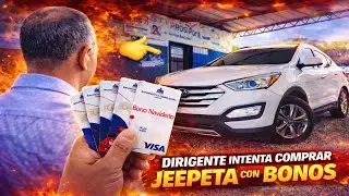 🚨 Dirigente del PRM intenta comprar jeepeta con los bonos 😳💳👉 Mira c&oacute;mo fue 🔥📹