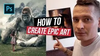 Huge Gorilla Manipulation in Photoshop Tutorial