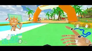 Tsumuri Kart (Vrchat Mobile) #vrchat #tsumurikart #vrchatmobile [just driving on time trials]