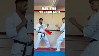 Karate: Use the telegraph #karate #shotokan #martialarts #kumite #sparring