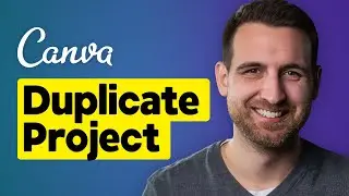 Как дублировать проект в Canva