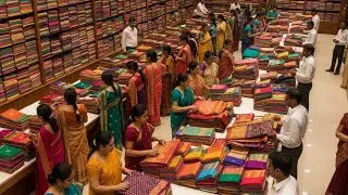 సగం కంటే తక్కువ 😱 రేటు అంటే మీరు నమ్మరు 💥 Pure Silk saree Collection |  Silk saree