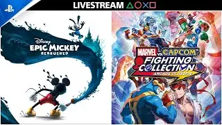 Stream - Disney Epic Mickey: Rebrushed | MARVEL vs. CAPCOM Fighting Collection: Arcade Classics