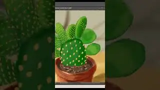 Painting a Bunnyear Cactus | SPEEDPAINT