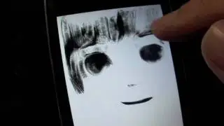 yoshitoshi ABe does doodle on iPod touch.
