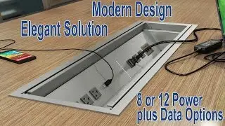Oasis Power Data Trough | Conference Table Telecom Center