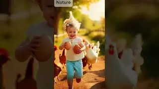 Little Girl Holds Adorable Chicken Eggs?!
