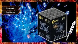 ~16&euro; BIG BLUES BLACK CAT COMET FIREWORKS | Blue Effects