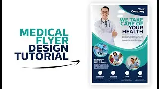 Medical Flyer Design Tutorial - Coreldraw Tips Tricks & Techniques with Ahsan Sabri
