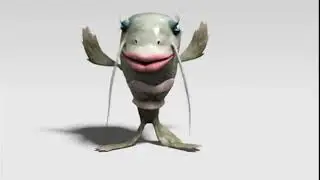 Dancing Fish Meme (4K, 60fps)
