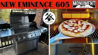 Neapolitan Pizza on my New Eminence 605 Gas Grill  /  Monument Grill Review