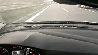 Opel Astra K 1.6 DI Turbo: 260 km/h on German Autobahn 22 km flatout run