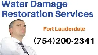 Water Damage Restoration Services in Fort Lauderdale, Broward, Florida