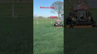40hp Ferris  ISX 3300 vs 38hp Scag  cheetah 2 #lawncare
