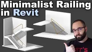 Minimalist Railing in Revit Tutorial