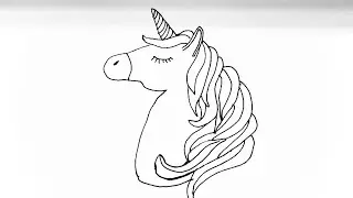 How to Draw A Unicorn | Drawing and Coloring A Cute Unicorn | Drawings For Kids 
