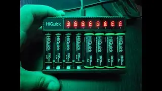 Зарядное устройство HiQuick для 8 аккумуляторов AA/AAA со светодиодами
