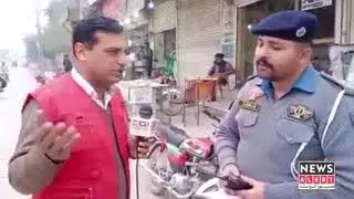 traffic police Mandi bahauddin report Talat Mahmood