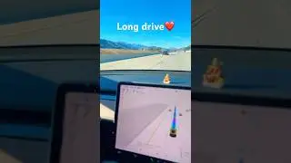 Long drive❤️#song#longdrive#teslaselfdriving