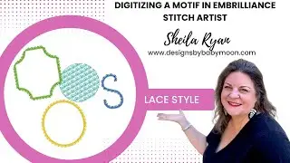 Digitizing Lace Motif for Stitch Artist Video
