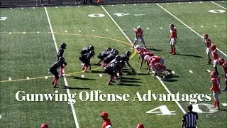 Doublewing Offense! Advantages of Gun Wing vs UCDW #football #coaching #offense #youthfootball