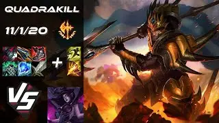 JUNGLE Jarvan IV vs Morgana [QUADRAKILL] - EU Challenger Patch 25.19