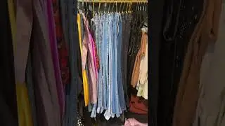 Best jean storage hack!