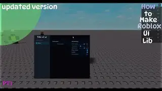 How to make bot with settings UI lib Roblox | Visual Studio Code | (PART1)