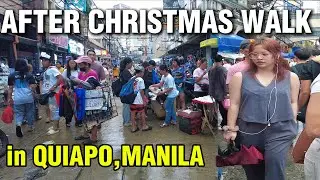 Real Life in QUIAPO, MANILA CITY PHILIPPINES🇵🇭Walking Tour 
