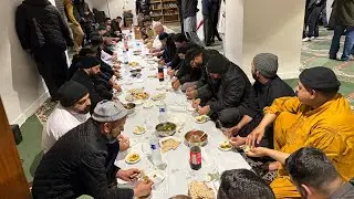 Huge gathering for my brothers Hatham & Dua for Esal e swab #kashmiri #chattroh #food