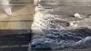Huge water leakage in London