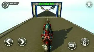 US Police Robot Bike Stunts Game, Gameplay