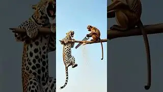 Tiger Vs Monkey 🐒.Very Funny Video.💕💕 #monkey