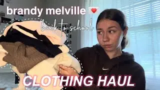 back to school/fall brandy melville haul 💌