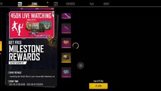 claiming free fire milestone rewards | free character | free glue skin | Mr unlisted