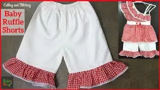 Easy Baby Ruffle Shorts - Cutting and Stitching in Hindi/Urdu