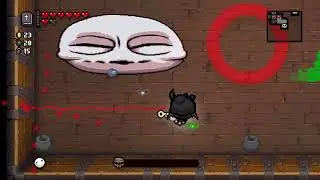The Binding of Isaac me beating boss after my game crashed last time :(