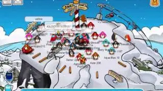 Nachoz Rule and Bobalexcow's Club Penguin Christmas Party 2008! (Actual Party)