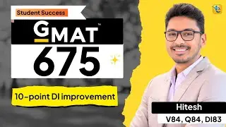 GMAT 675 | 95%ile in DI