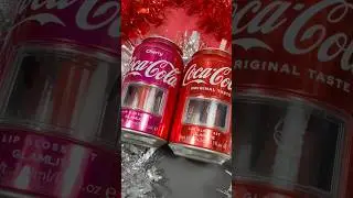 Glamlite Coca Cola and cherry cola lipgloss. #glamlitecosmetics #lipgloss #swatches #newmakeup