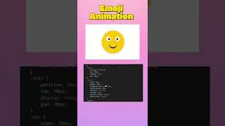 🔥 Emoji Animation using HTML, CSS & JavaScript | Fun CSS Animations 🚀 