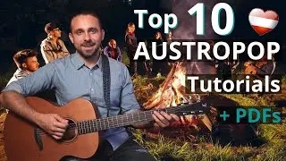 10 Austropop Lagerfeuer Songs + Tutorial mit PDFs f&uuml;r Akustik Gitarre