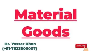Material Goods | Tangible Goods | Material Goods In Economics | Economics | Microeconomics | CUET