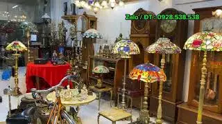 Phiên Giảm Giá 25 - Pha lê nguyên hộp - decor châu âu đẹp - tượng đồng cổ xưa - Ông tây đánh chuông 