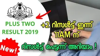 plus two result 2019 | Kerala HSE Results 2019&nbsp; #PLUSTWORESULT