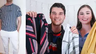 BUYING MY BOYFRIEND CLOTHES - QUARANTINE STYLE | Ffion Williams