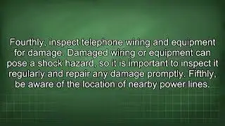 Telephone Line Shock Hazards Explained