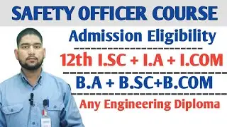 Safety officer course ! safety course ! safety course admission ! safety officer Diploma